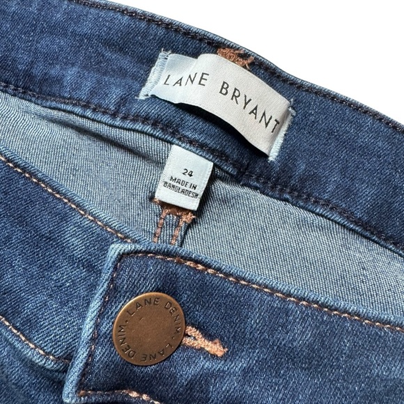 Lane Bryant Signature Fit Mid Rise Skinny Flex Magic Waistband Jeans Womens 24 - Picture 5 of 11